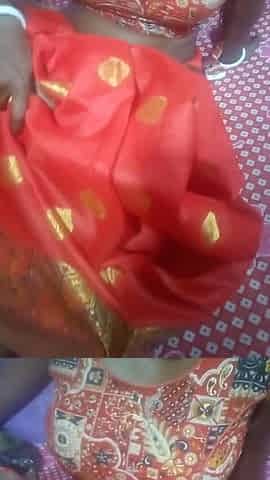 Red Saree Stripping