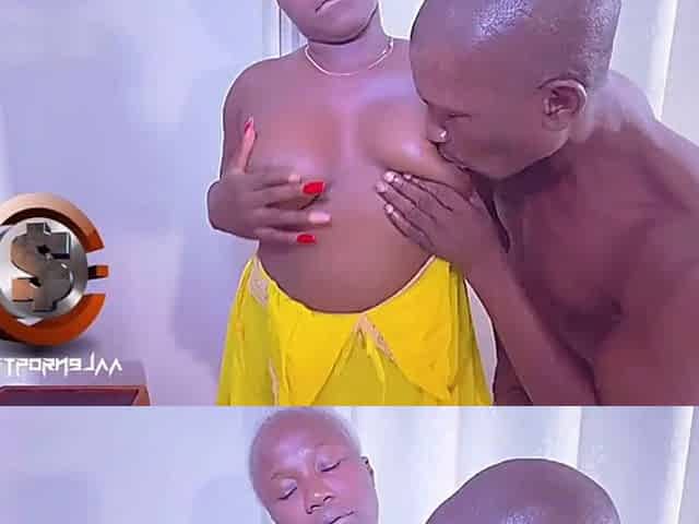 Real Afro butt creams and that babe rides a knob