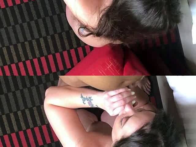 Cute teen blowjob and hard doggystyle fuck