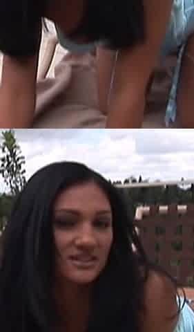 Latina Babe Deepthroats Massive Cock Hungrily