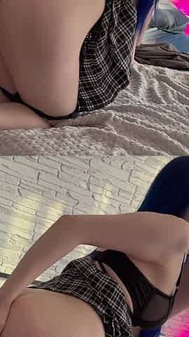 Anal Fuck with Busty Stepsister in a Miniskirt, Fucked Doggy Style