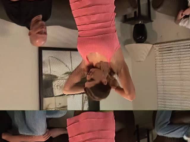 Bald guy makes sure a kinky fellow's wife cums hard