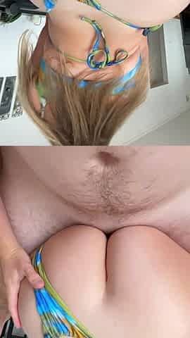Fucked a Girl with a Beautiful Big Ass in a Bikini