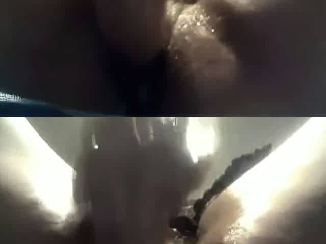 Hairy BBW Fucks Huge Dildo on Webcam