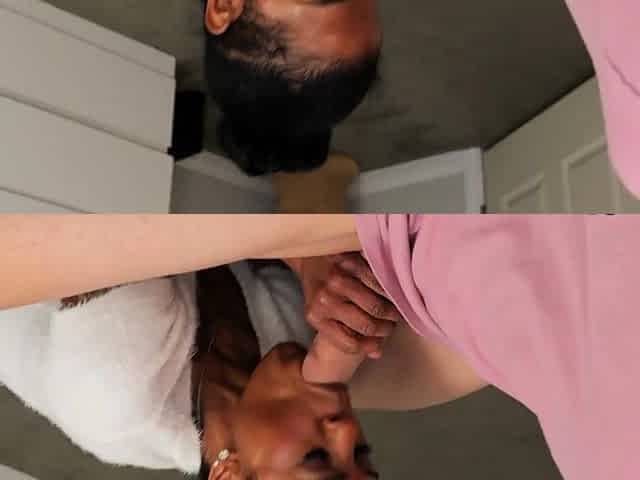 Ebony Raven Swallowz Titfuck Reverse Cowgirl