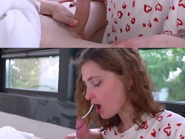 A Delicate Oral-sex In Front Of The Windows. Full Episode 4K HD Tim Team