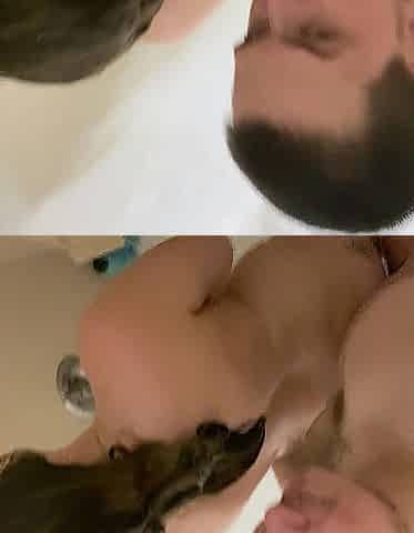 PART 1 stepsis sneaks away with her brother into the shower !!