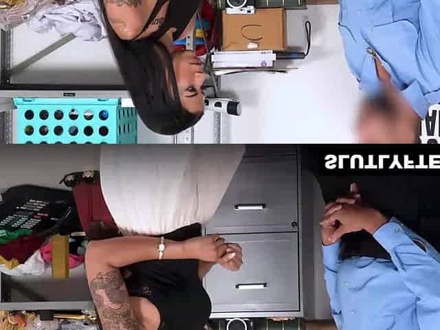 Politicians stepdaughter Ameena Green caught stealing by the officer
