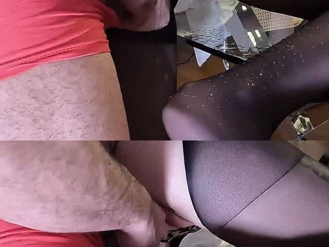 Big booty amateur floods the place with her juices after BWC treatment