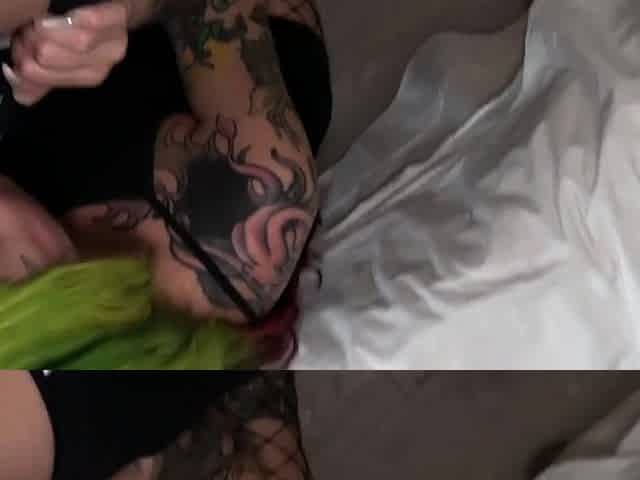 My brother's perverted friend sniffs my thong and fucks me