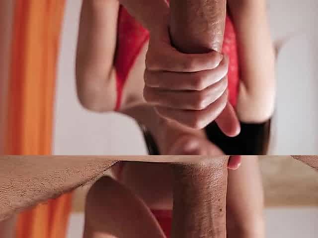 Pov titfuck in red underware - MiniBlondie