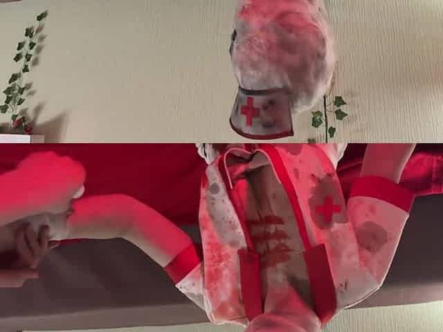 A nurse from Silent Hill came to my place for Halloween to celebrate.