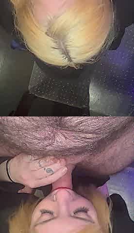 Aliceisabaddie sucking some penis with str8 blond hair in the PH tokyo hoodie