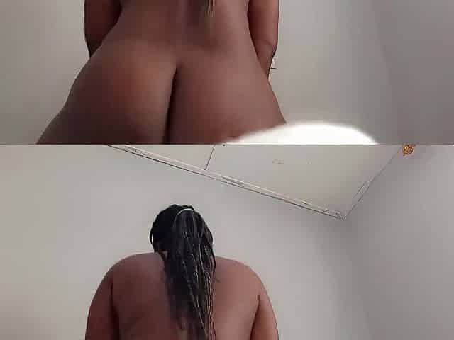 Chocolate lustful beauty with widen legs having orgasms for u.