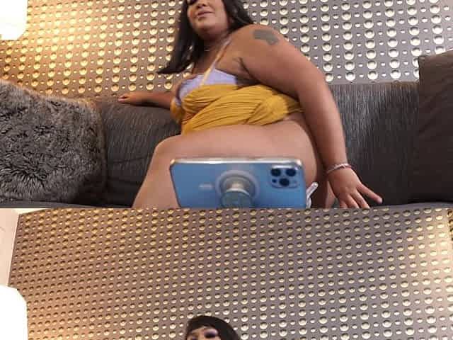 BBW Teasing and Playing in Look but Can't Touch