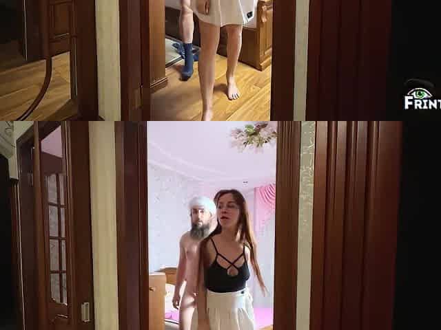 Horny Stepmom Caught Me Having Sex With A Girl And Fucked Me