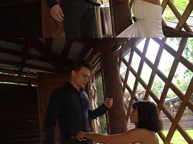 Lover Spunk flow Inside Bride at Wedding