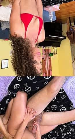 Exotic brunette hardcore foot fetish fuck
