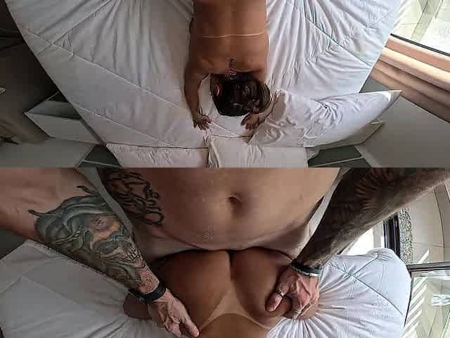 Brunette hair pornstar likes doggy position... but who doesn't?!