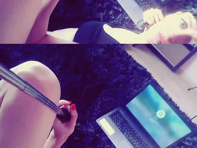 that babe's a real pervert, quickly finished dirtying her pants and pretends to be a valuable hotty GinnaGg