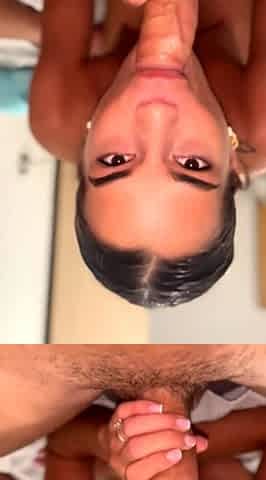 The best blowjob of a slut with her boyfriend