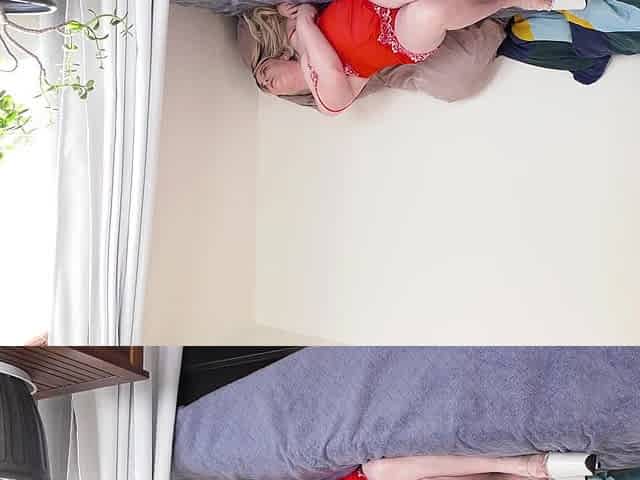 Horny Stepmom Gets Stepson To Help Her Cum