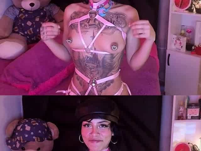 SMALL TIT BRUNETTE TATTOOED TEEN GIRLFRIEND CAUGHT IN SHOWER