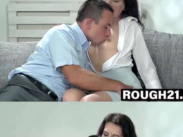 Aged angel permeated by large shlong and fed creamy cum