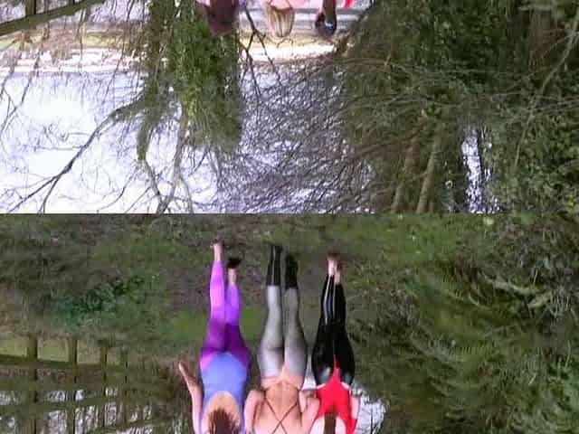 Amateur blonde slut outdoor banging following picnic