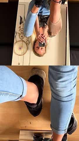 Lesbian foot fetish trio