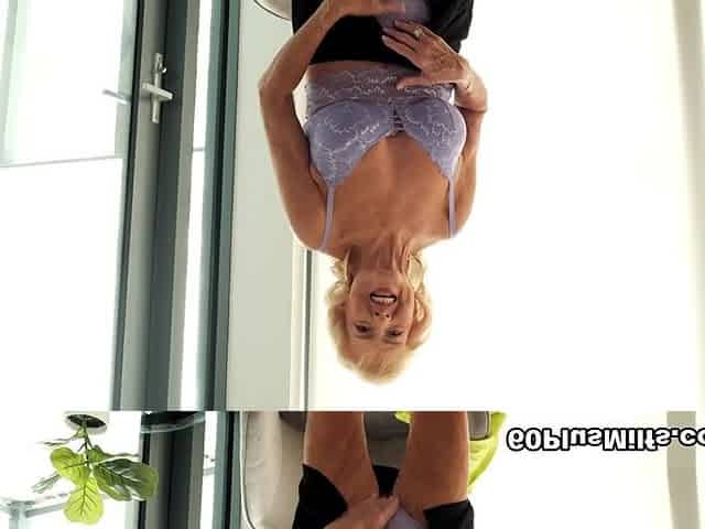 Our oldest GILF ever returns so show off her tits and finger her old snatch - Desiree Eden - 60 Plus MILFs
