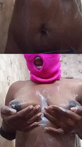 Bathing and Sucking My Nipples