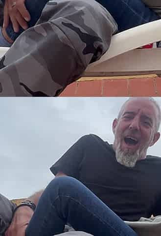 Accidental Blowjob - How Well the Neighbour Sucks, I Cum in Her Mouth, on the Community Terrace
