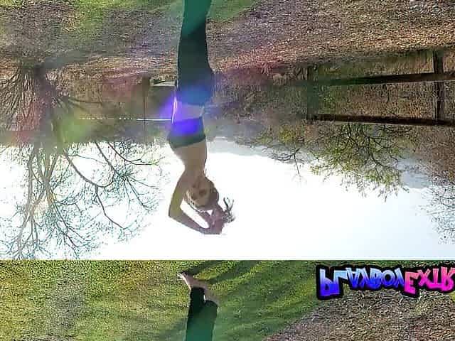 Large bazookas all natural blondie posing stripped for Playboy outdoor