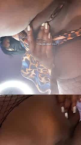 Close up solo anal play
