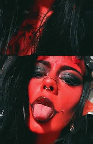 Juicy Throat and Lengthy Tongue