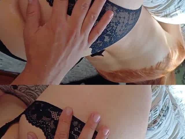 Closeup: Wife has missed having the knob in the butt