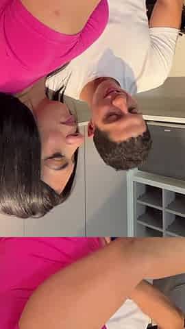 Married Fitness Woman with a Big Clitoris in a Menage a Trois with Big-dicked Males