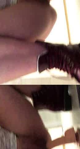 Hot amateur blonde pregnant toying her pussy solo