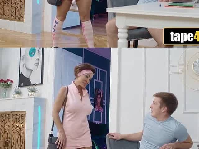 Youthful Chap Tests His Stamina with a Fit Brunette hair mother I'd like to fuck