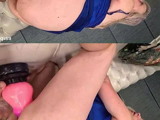 Old noted prolapse Queen screwed and fisted anal to climax