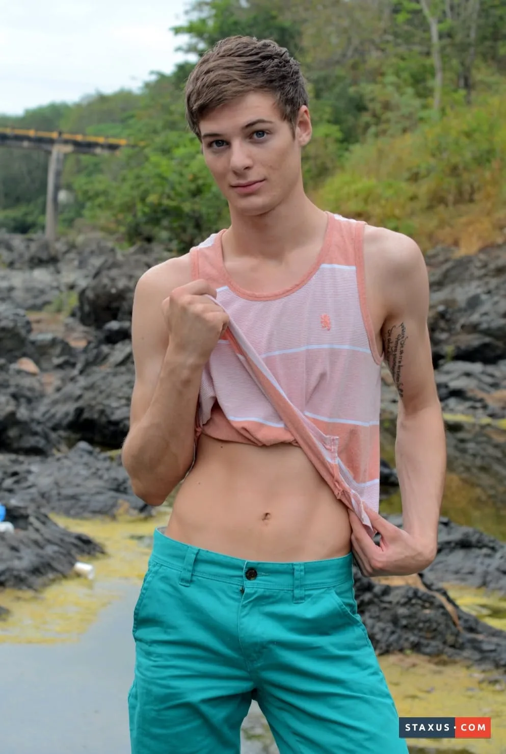 A Closer Look at Black gay guy with a big dick Devon LeBron has IR outdoor sex with a hot twink