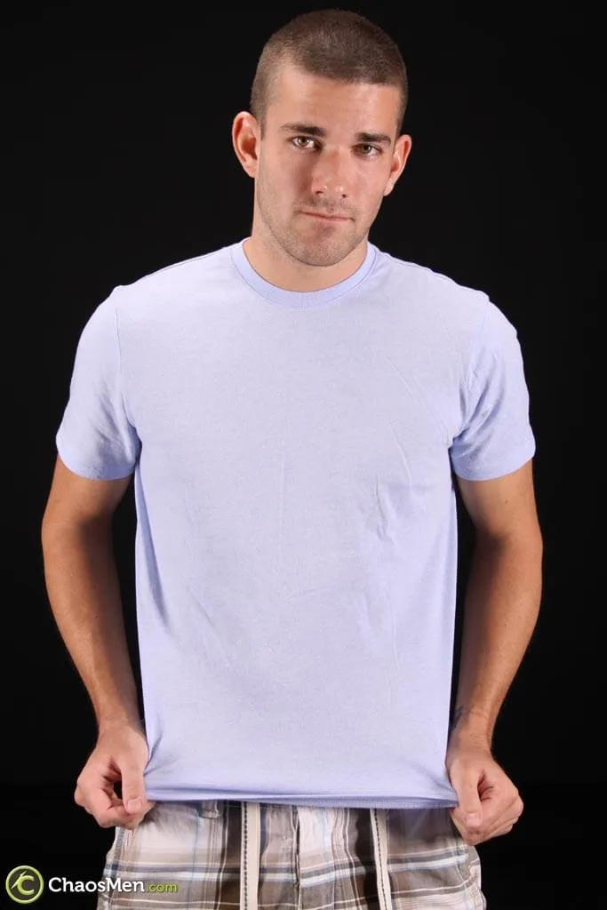 Spotlight: Short-haired gay cutie Kelton shows off his prick and shaved asshole — Full Story
