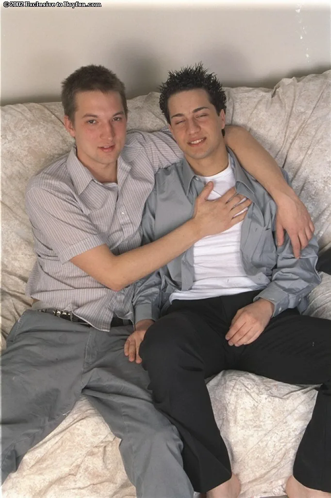 Spotlight: Gay boys share a kiss before one of them sucks on the other’s cock — Full Story