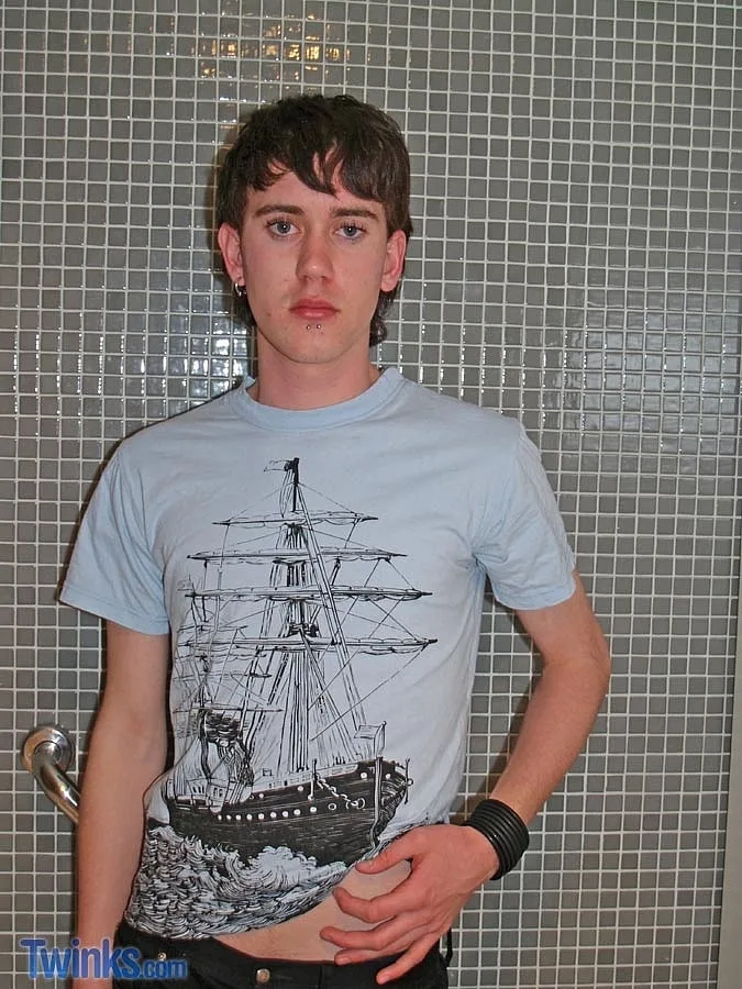 Discover: Little gay hottie Tristian B strips, gets in the bathtub and masturbates